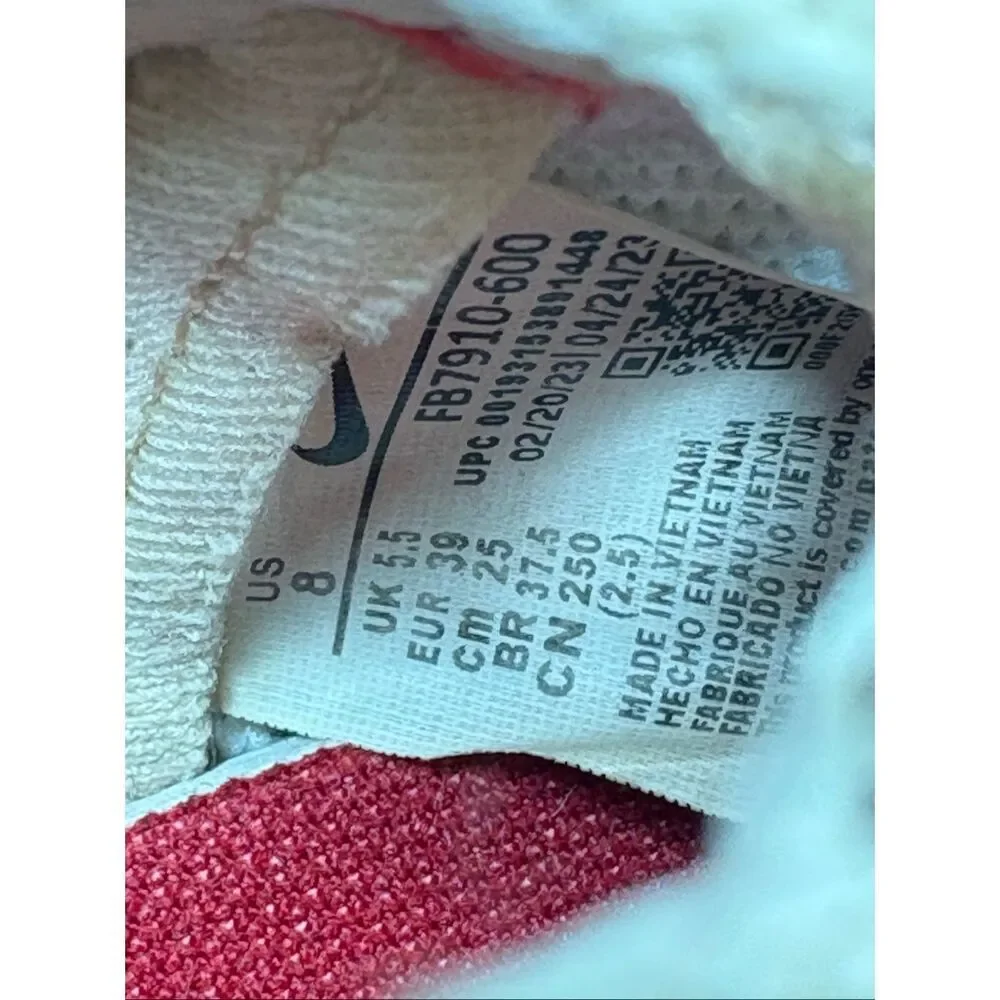 Nike Dunk Low Next Nature Pink Foam White Women’s Size 8 FB9109-600 Sneakers